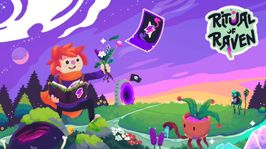 魔法で農業おまかせ！コージーな魔女ライフADV『Ritual of Raven』8月8日発売決定。Steam Next Festに向け体験版公開中
