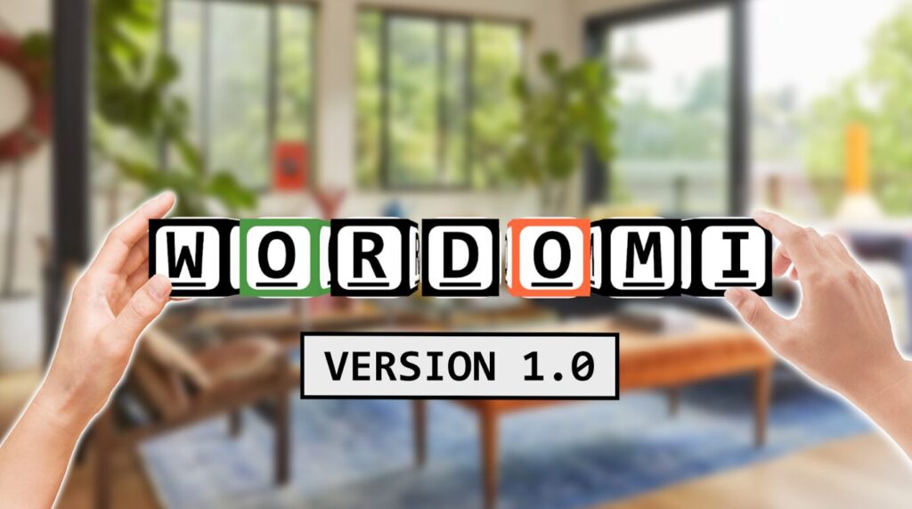 VR/MRで楽しむ新感覚単語パズル「Wordomi」 - Wordleとクロスワードが融合した脳トレ体験