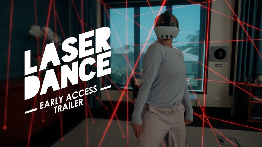MRゲーム『Laser Dance』自宅リビングがスパイ映画のレーザー迷路に！這って、避けて、踊り狂え。これぞMRのキラーアプリだ #LaserDance