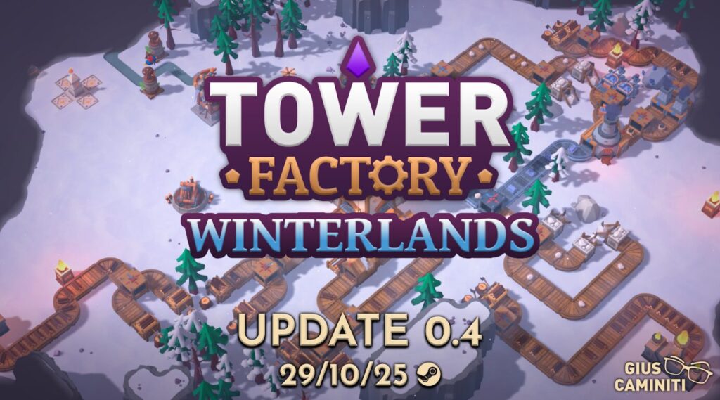 止まらないベルトコンベア、迫り来る敵！ 忙しさが快感に変わる『Tower Factory』。大型アップデート「Winterlands」で新たな雪原へ #TowerFactory