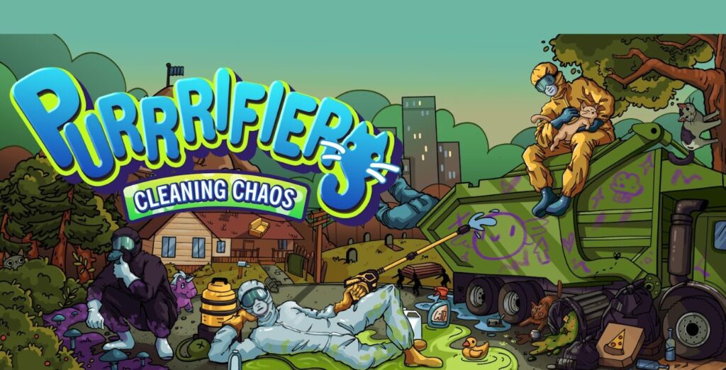 掃除ゲーなのに魔法？猫？『Purrrifiers: Cleaning Chaos』は“カオス”全開の新感覚お掃除シムだった #Purrrifiers