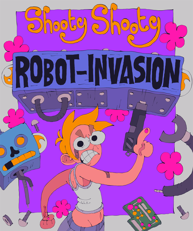 狂気と色彩の暴力！手描き不条理FPS『Shooty Shooty Robot Invasion』は、愛すべき「バカ」たちの楽園だった #shootyshootyrobotinvasion