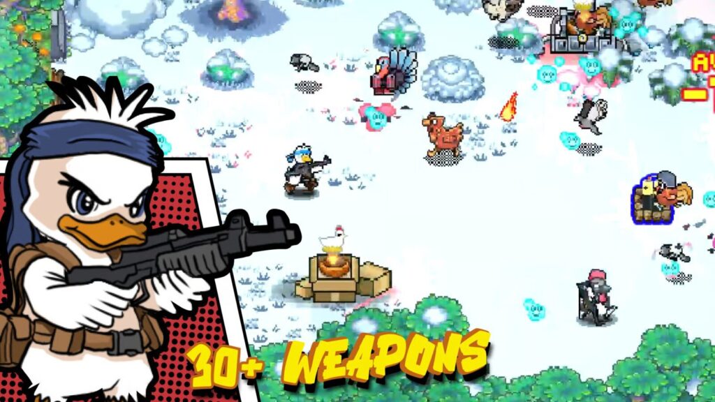 ゾンビチキンを駆逐せよ！カオスとミニゲームの弾幕地獄『QuackSquad』プレイレポ #QuackSquad