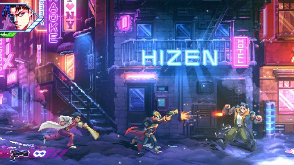 「横スクロール」×「ギャラリーシューター」の融合！サイバーパンクなNYで弾幕を斬り裂く2Dアクション『Neon Inferno』が熱い #NeonInferno