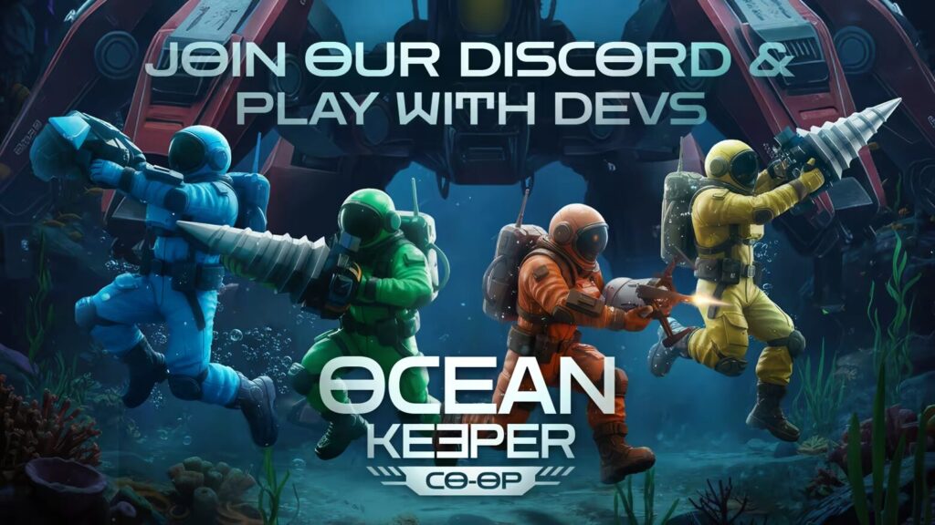 深海で掘って守れ!メカ蜘蛛で挑む4人協力タワーディフェンス&採掘ローグライク『Ocean Keeper』がアツい 深海で掘って守れ!メカ蜘蛛で挑む4人協力タワーディフェンス&採掘ローグライク『Ocean Keeper』がアツい