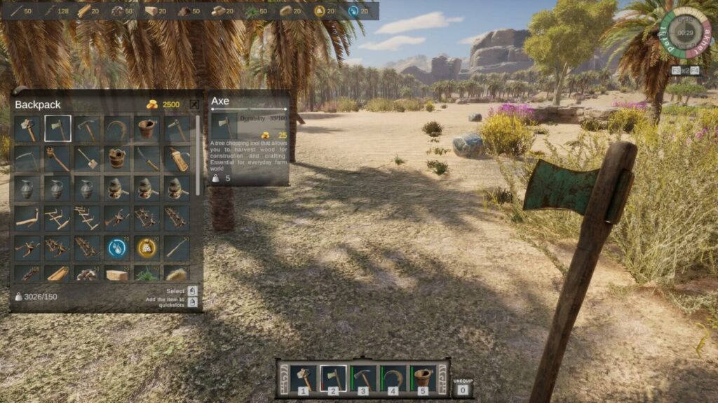 古代エジプトでトラクターに頼らない究極のスローライフを！本格手作業農業シム『Ancient Farm』プレイレビュー #ancientfarm