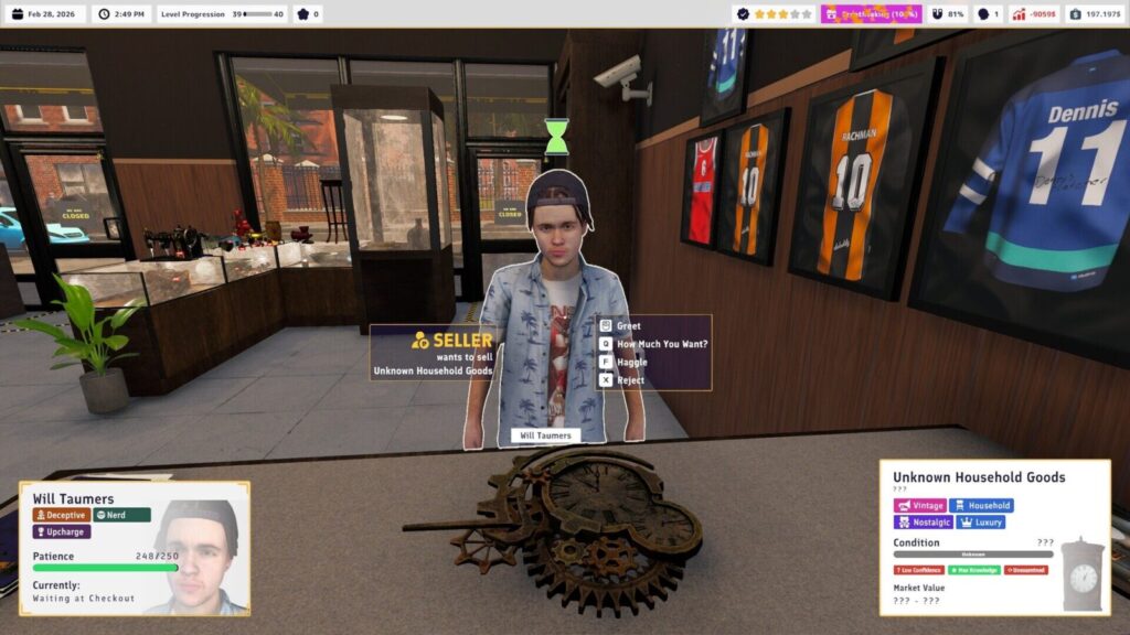 叩き上げの鑑定眼でガラクタを宝に変えろ!質屋経営シミュ『Pawnbroker Simulator』レビュー #PawnbrokerSimulator 叩き上げの鑑定眼でガラクタを宝に変えろ!質屋経営シミュ『Pawnbroker Simulator』レビュー #PawnbrokerSimulator