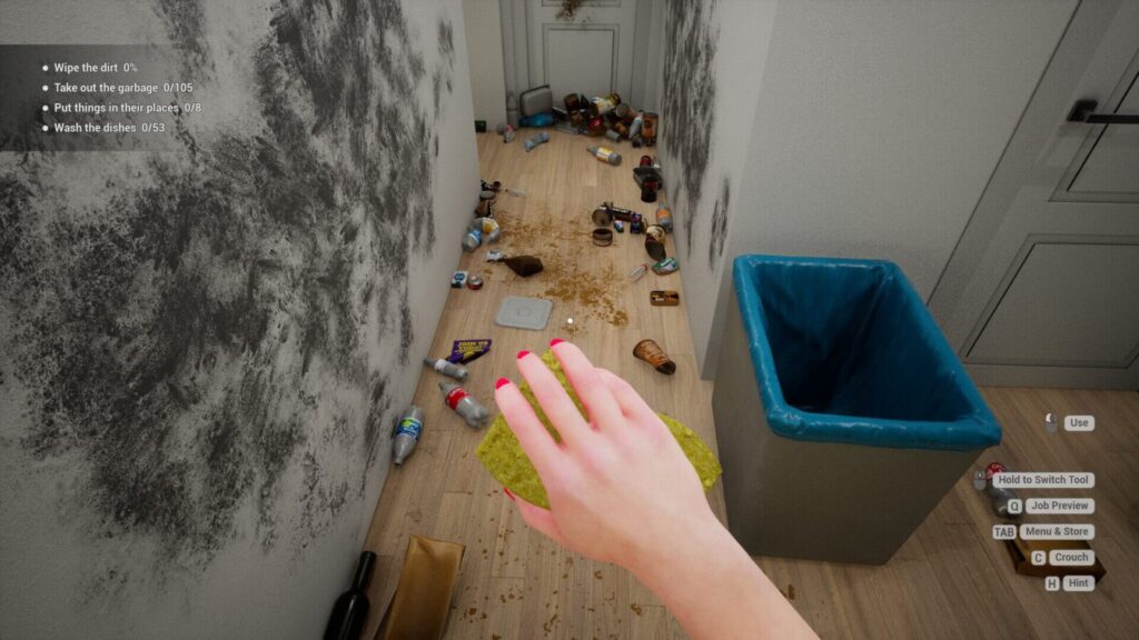 部屋が最高の癒やし空間に？光り輝く達成感がクセになる『Cleaning Simulator』レビュー #CleaningSimulator
