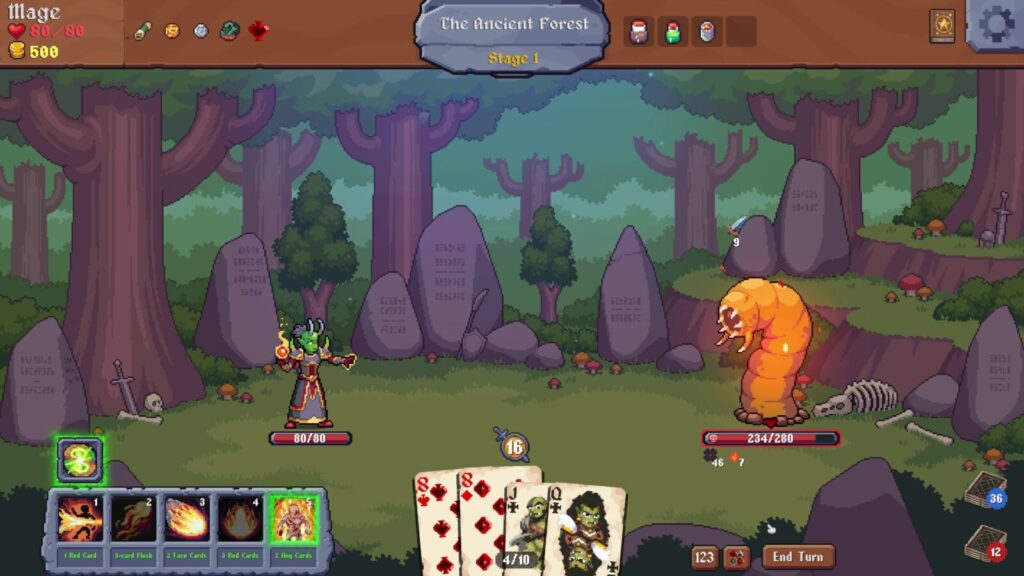 ポーカーの「役」で魔法を放て!デッキ構築型ローグライクの新星『Heroes of Magic & Cards』プレイレビュー #HeroesOfMagicAndCards ポーカーの「役」で魔法を放て!デッキ構築型ローグライクの新星『Heroes of Magic & Cards』プレイレビュー #HeroesOfMagicAndCards