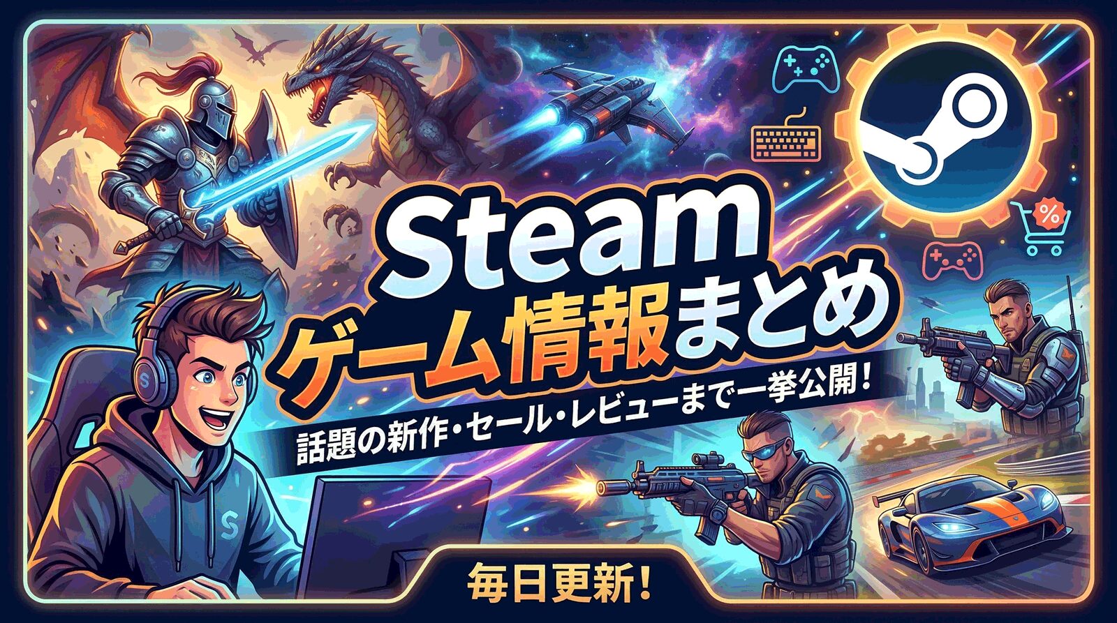 Steamゲーム情報 - げーむにゅーす東京