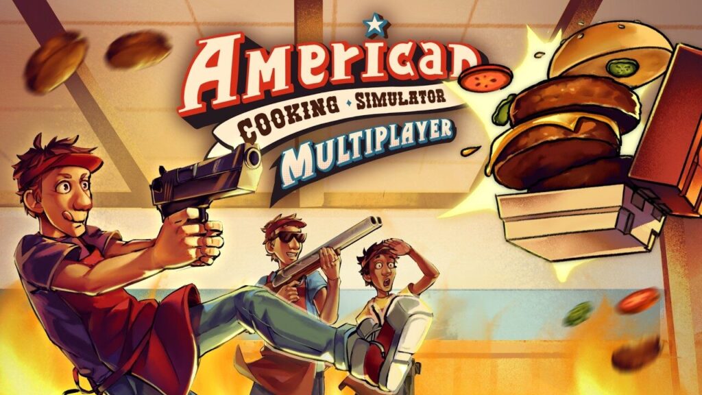 銃弾が隠し味？銃器でハンバーガーを仕留める爆食いクッキング『American Cooking Simulator: Multiplayer』体験版レビュー #americancookingsimulator