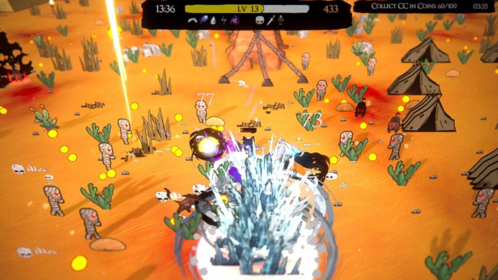 魔法を操る猫たちが闇を裂く！独創的な世界観が光るサバイバル・ローグライト『Catjinni Survivors』 #catjinni