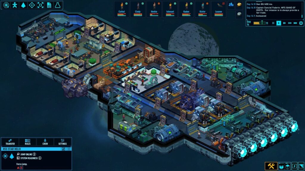 鉄の意志で星々を渡れ、極限の宇宙船環境シミュレーション『Space Haven』がついに正式リリース #SpaceHaven 鉄の意志で星々を渡れ、極限の宇宙船環境シミュレーション『Space Haven』がついに正式リリース #SpaceHaven