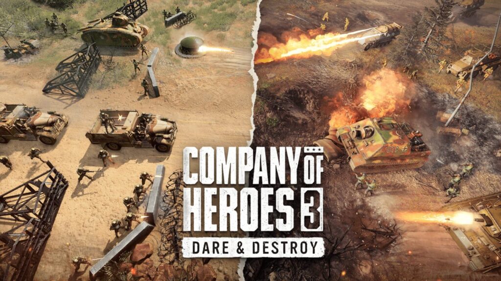 激闘の戦場がさらに加速する有料DLC！『Company of Heroes 3: Dare & Destroy』で体感する4つの新たな戦術と圧倒的破壊衝動 #companyofheroes3