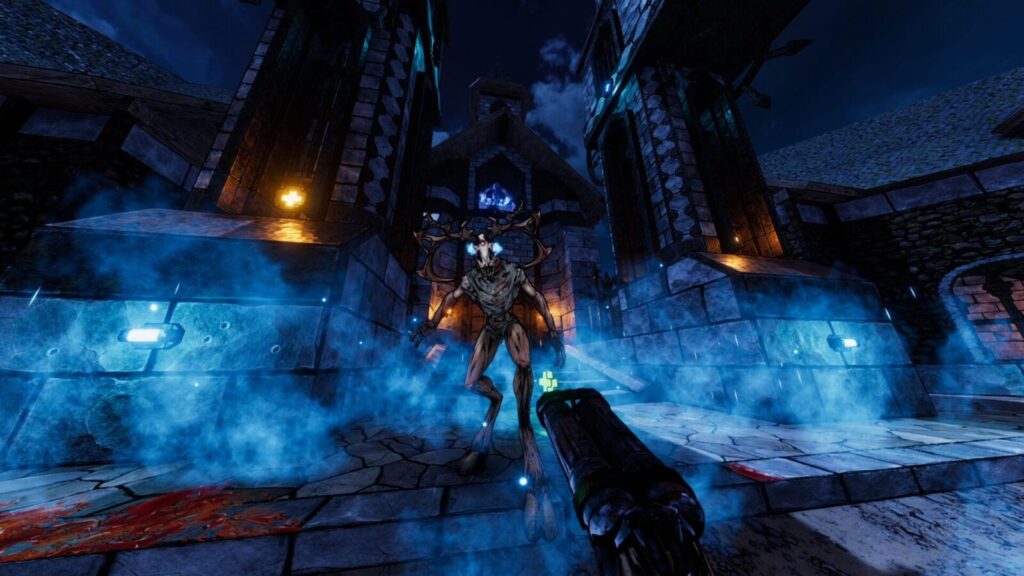 爆走墓掘り男がド派手に暴れる！90年代風ハイスピードFPS『Gravelord』で闇の軍勢を叩き潰せ！ #GRAVELORD