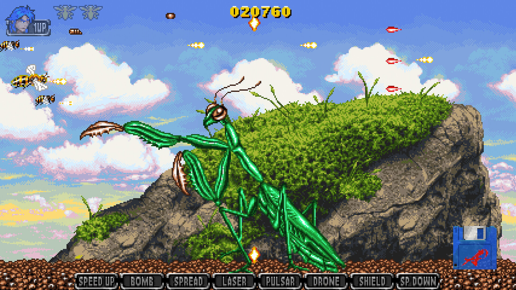 カルト的人気を誇る洋シューがまさかの復活。理不尽と快感が交錯する蜂STG『Apidya Special』プレイレビュー #Apidya