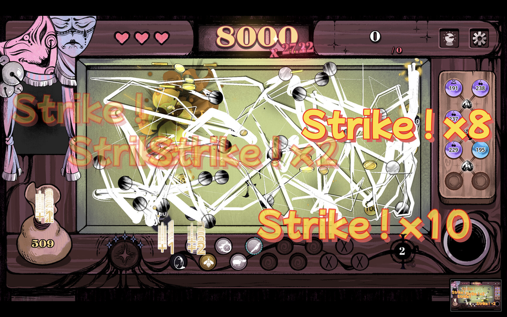 フランス式ビリヤード×ローグライクの魔力!軌道とシナジーで盤面をハックする快作『Carnaval Marbles』先行プレイレビュー #carnavalmarbles フランス式ビリヤード×ローグライクの魔力!軌道とシナジーで盤面をハックする快作『Carnaval Marbles』先行プレイレビュー #carnavalmarbles
