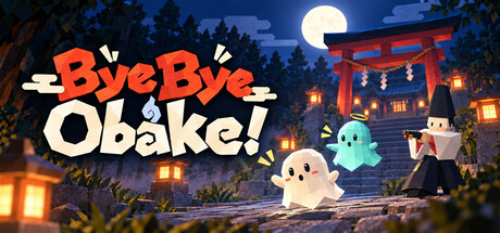 『Bye Bye Obake!』悪霊が見えない除霊師と、見えるのに祓えない背後霊が声を掛け合う非対称協力アクション。2026年ハロウィンまでの発売を目指して開発中