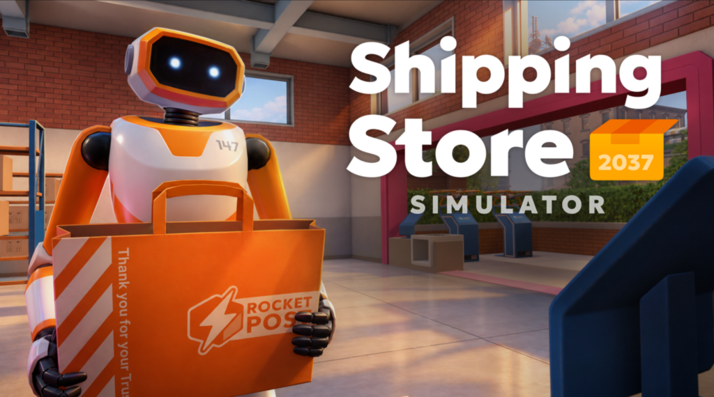ワンオペ配送店をロボットと立て直せ！『Shipping Store Simulator 2037』荷さばきと街への配達がつながる経営シム #shippingstore2037