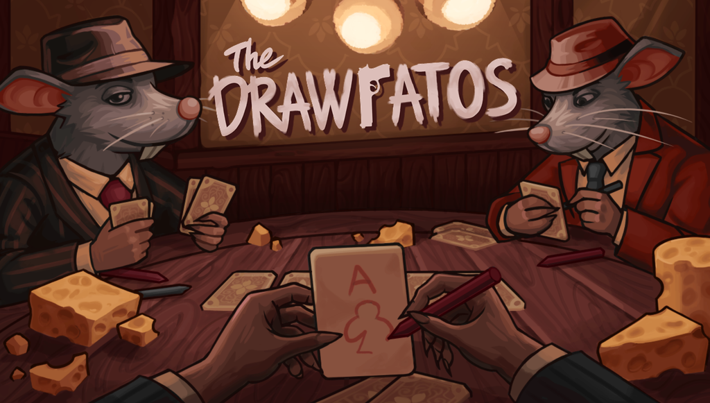 弱い手札は描き変えろ！『The Drawratos』体験版レビュー―お絵描きとハッタリでチーズを奪うポーカー #TheDrawratos