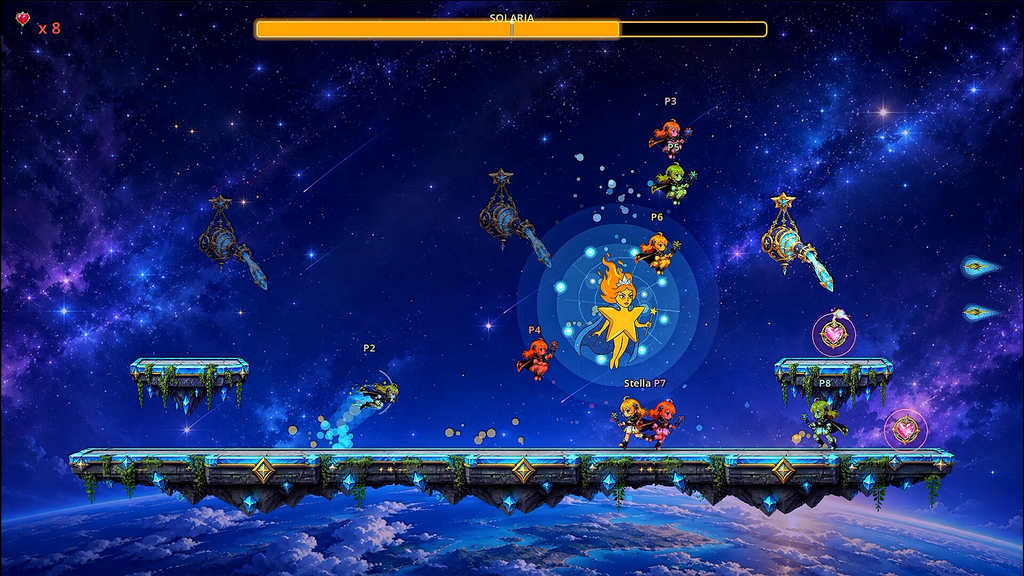 最大8人協力プレイと弾幕ボス戦が融合した宇宙探索2Dアクション『Stella Supernova: The Astral Vale』プレイレビュー #stellasupernovatheastralvale