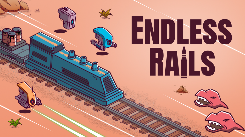 暴走列車×ドローン編隊！荒野を突き進む弾幕サバイバー『Endless Rails』プレイレビュー #EndlessRails