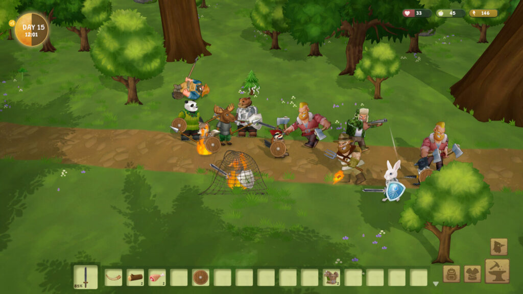 森の動物たちが人間に反旗を翻す。『Woodland Rebels』村づくり×サバイバルの体験版が骨太だった #woodlandrebels 森の動物たちが人間に反旗を翻す。『Woodland Rebels』村づくり×サバイバルの体験版が骨太だった #woodlandrebels