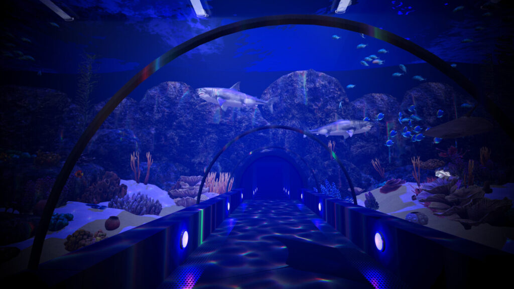 異常があれば引き返せ！サメが泳ぐ水族館トンネルで違和感を探す異変探しゲーム『Aquarium Anomaly』レビュー #WalkSim