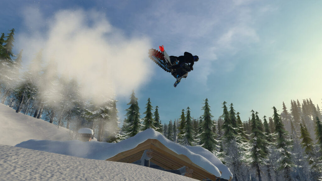 体重移動で雪山をねじ伏せろ！深雪を走る本格スノーモービルシム『Sledders』レビュー #Sledders