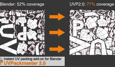 UVPackmaster v2.4.2 - アップデートで大幅に高速化！Blender向けUVパッキングアドオン！